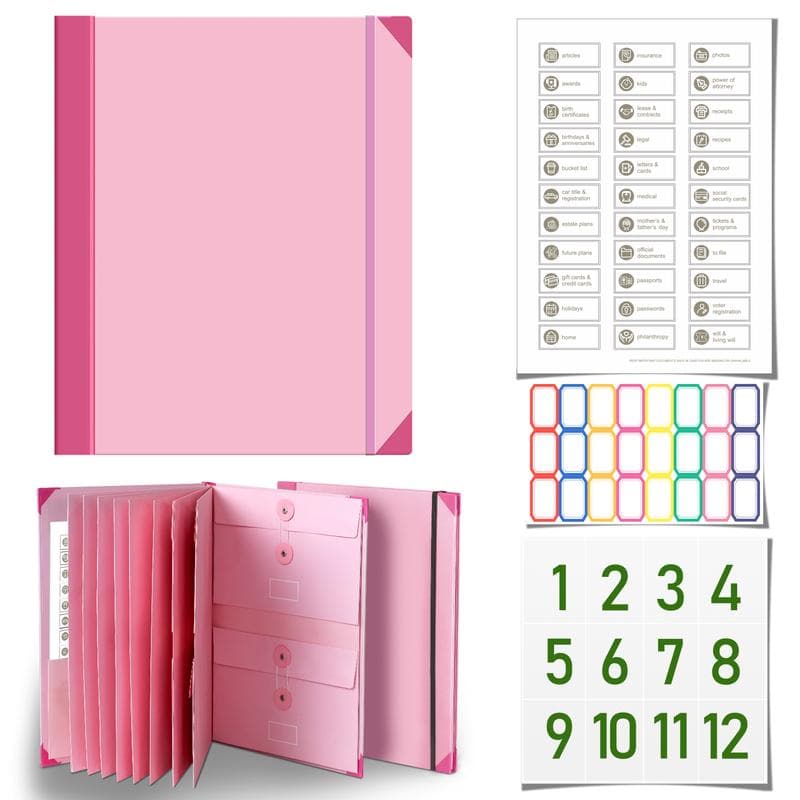 Amazon In Case I Go Missing Binder Manila Pocket Organ Bag Binder