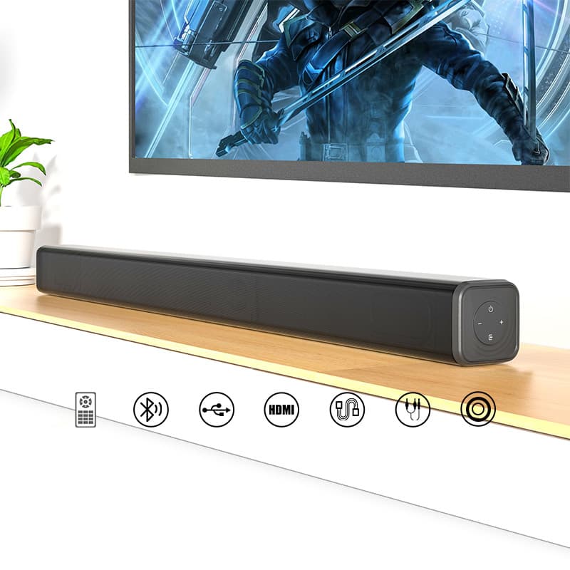 Home Bluetooth Soundbar TV HiFi Bluetooth Speaker Computer Audio Long Soundbar Echo Wall Speaker