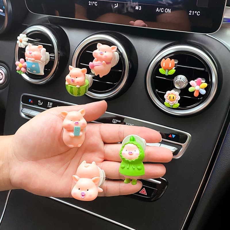 Car Decorative Accessories, Air Vent Aromatherapy, Car Air Freshener, Creative Cute Car Ornaments for Women