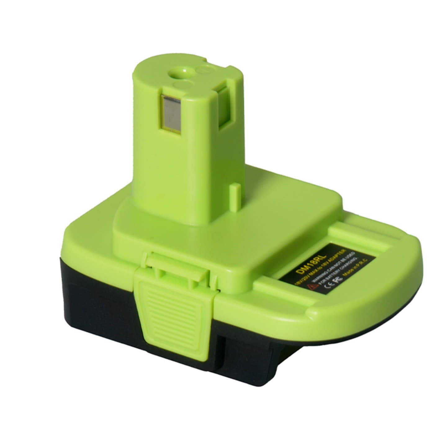 Adapter MT20RNL DM18RL DeWitt Milwaukee Makita to Ryobi Green
