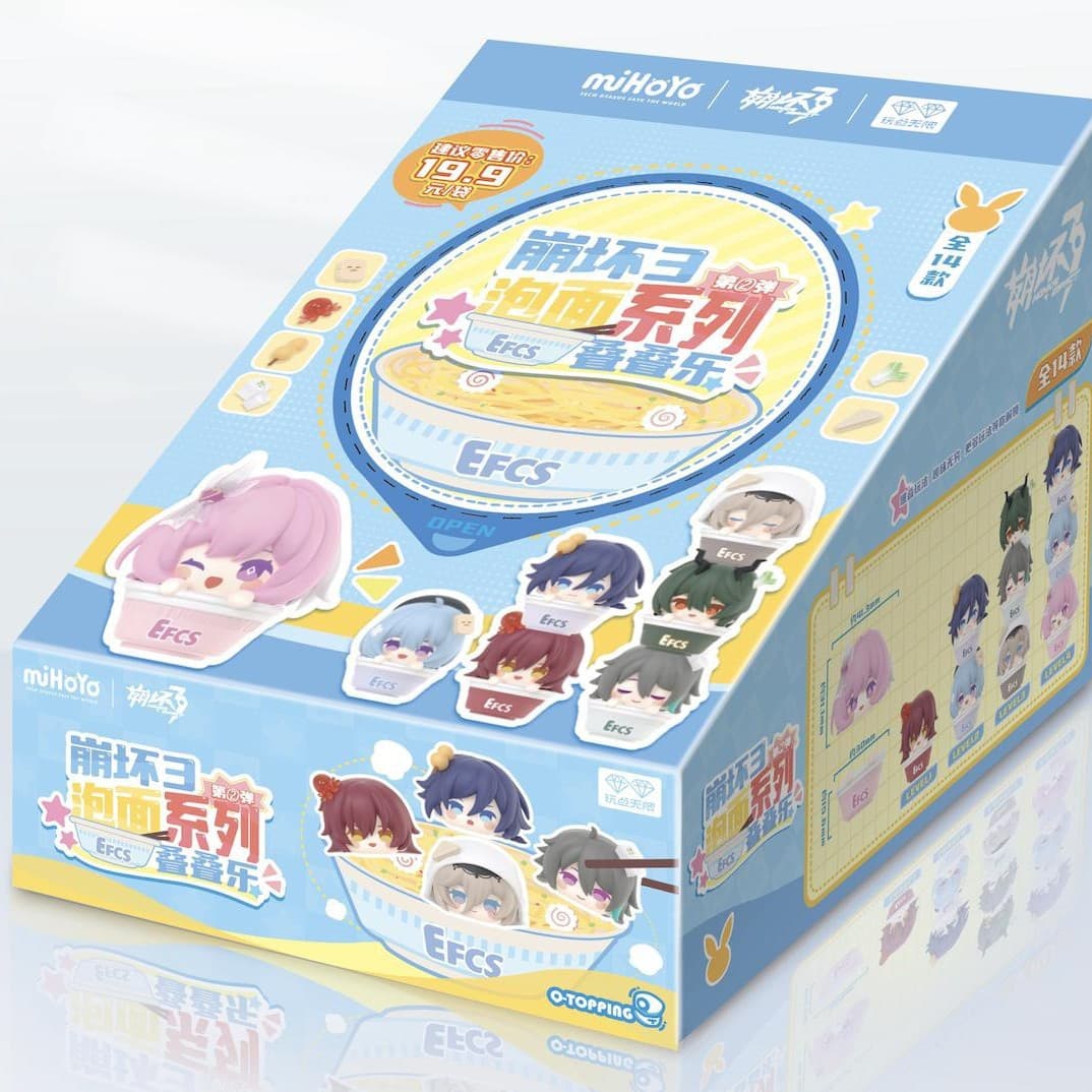 Honkai Impact 3rd Instant Noodle Series Stacking Stack Vol. 2 Blind Box Trendy Figure Stacking Dolls Peripheral Creation