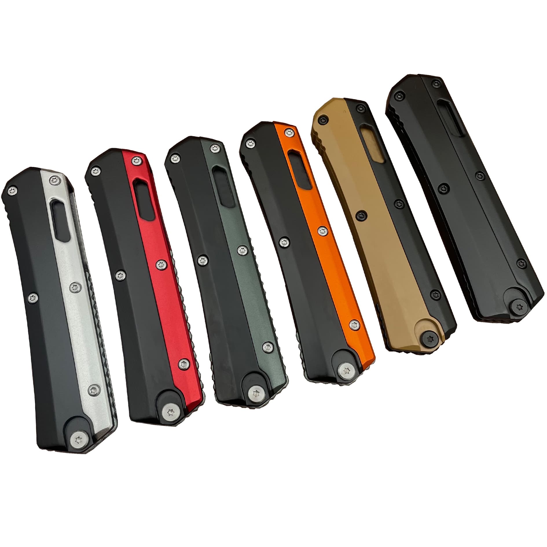 Cross-border Hot Selling Microtech Snake God Zinc Alloy Handle Double Edge High Quality Sheath In Stock Wholesale