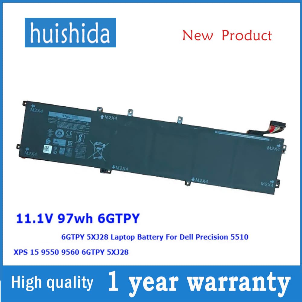 Compatible with Dell 6GTPY Dell Precision 5510 5520 5530 Battery