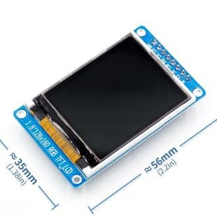 1.8 inch LCD Screen 1.8 inch TFT LCD SPI Serial Module TFT Color Screen for 51/ARM/Arduino