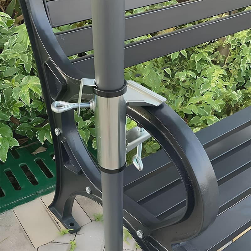 Garden Umbrella Holder and Stand, Balcony Umbrella Clamp for Cross-Border Amazon Ready Stock, Outdoor Table Umbrella Base with Windproof Stability