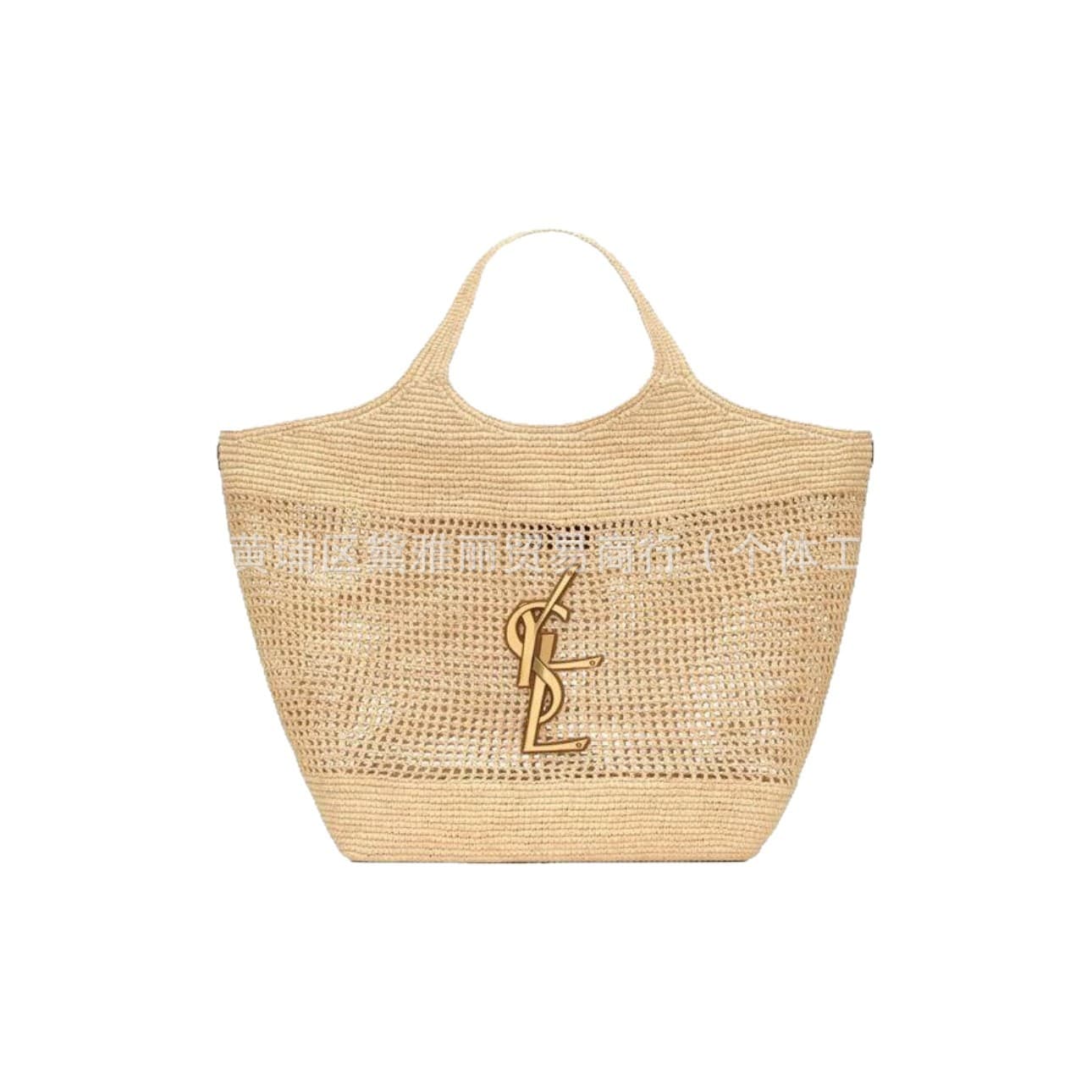 Cross-border hot-selling premium 25 Summer New Y-brand Hollow Woven Straw Bag Minimalist Large Capacity Shoulder Handbag Tote Bag