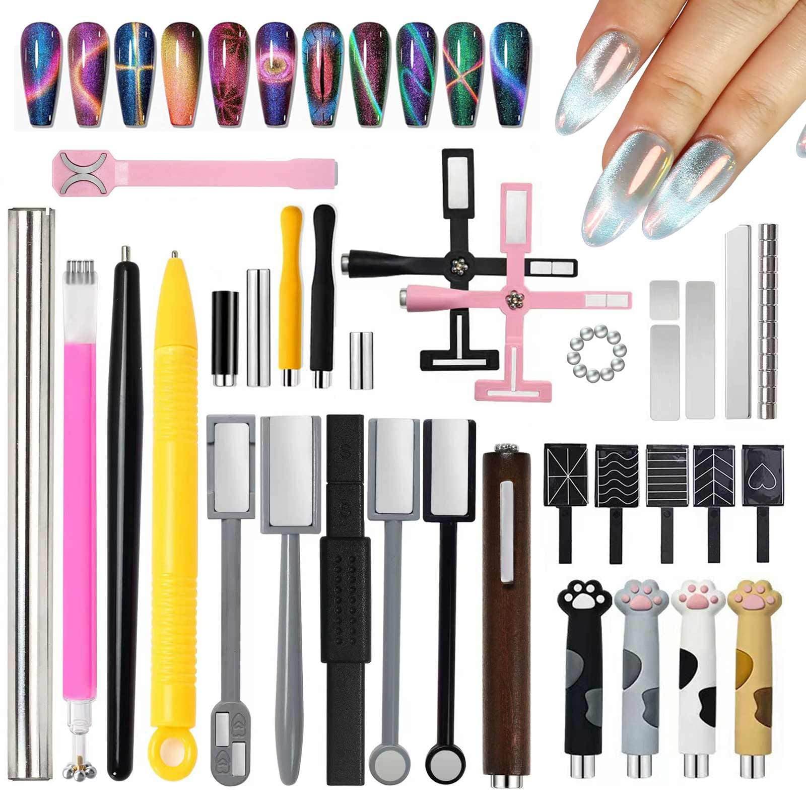 Nail Art Tool Super Strong Magnetic Cat Eye Magnet, Various Styles for Cat Eye Gel, Multifunctional Small Wand Magnet