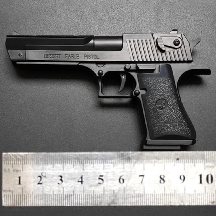 909 Metal Desert Eagle Gun Model Lighter Military Windproof Lighter Gift for Comrades Decorative Prop Refillable