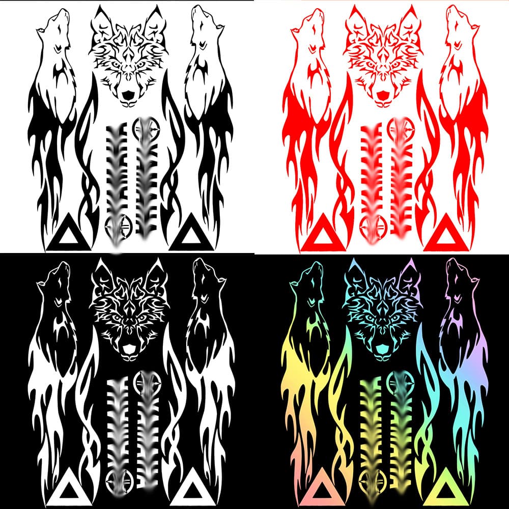 Suitable for Automobiles, Motorcycles, Electric Vehicles, Mopeds, All-Terrain Vehicles, Body Stickers, Personalized Latte Art Stickers