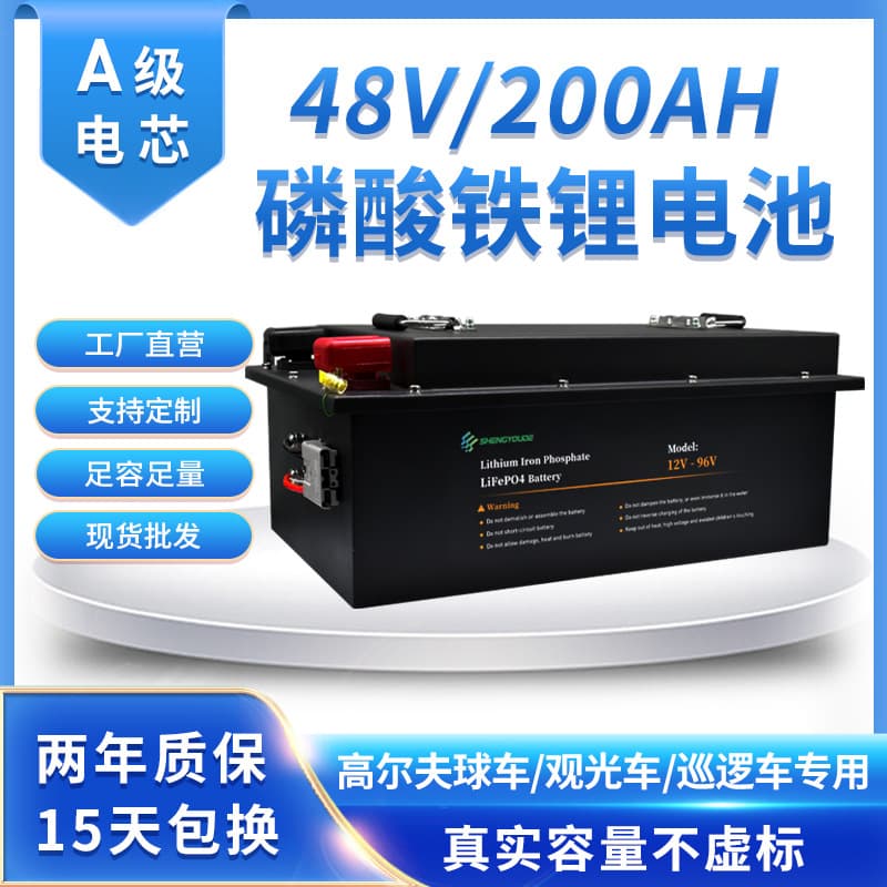12V24V48V / 50ah-1000ah Sightseeing Patrol Car Lithium Battery Four-Wheel Vehicle Professional LiFePO4 Battery