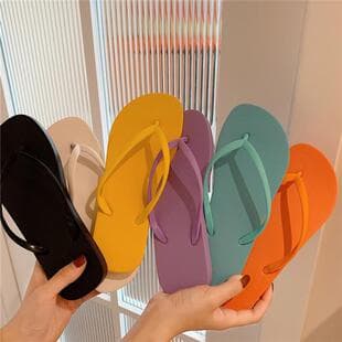 Four-Season Casual Stylish Anti-Slip Fashion Women's Toe-Post Sandals Daily Outdoor Beach Flip-Flops