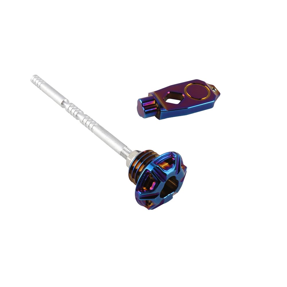 Suitable for Haojue UHR150 UFR150 modified anti-theft oil dipstick oil screw cover anti-pry oil dipstick accessories