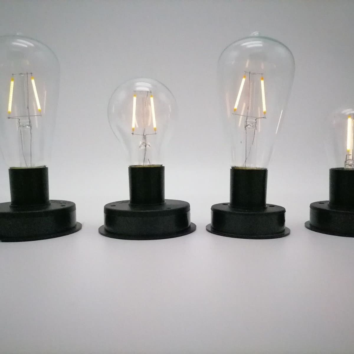 Solar Light Solar Panel Tungsten Bulb with Battery Box Garden Decorative Light with Lamp Holder