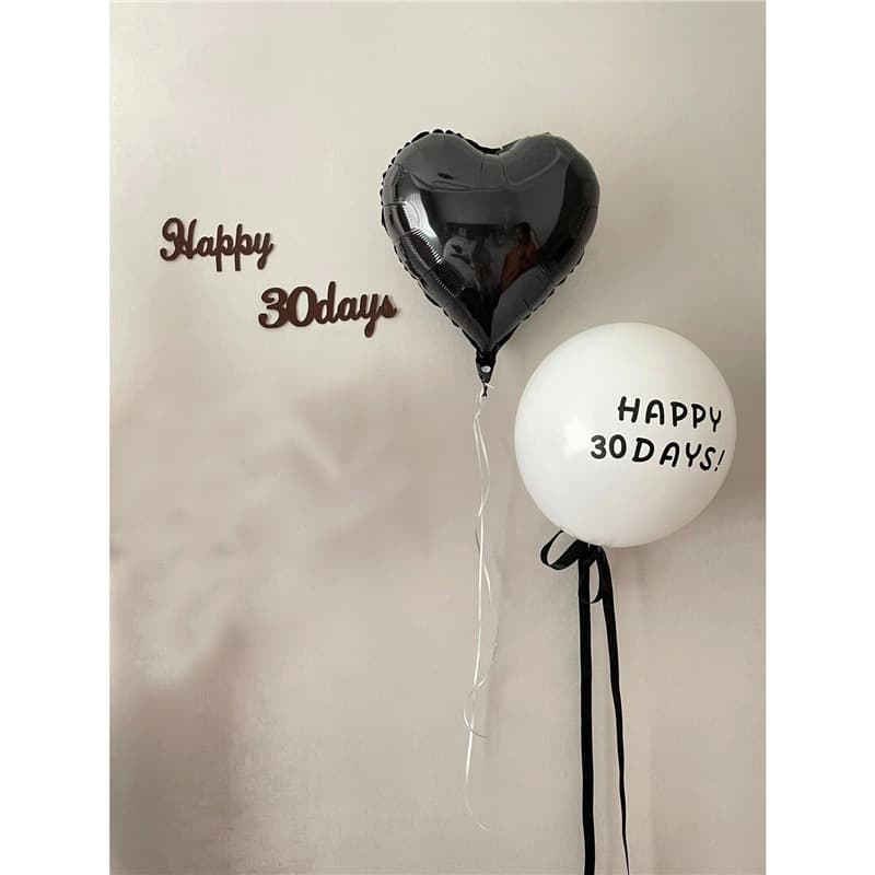 Post the Thirty Days Full Moon ins Storm Balloon Arrangement Balloons One Hundred Days Arrangement Home Hundred Days Letter Wave Decoration