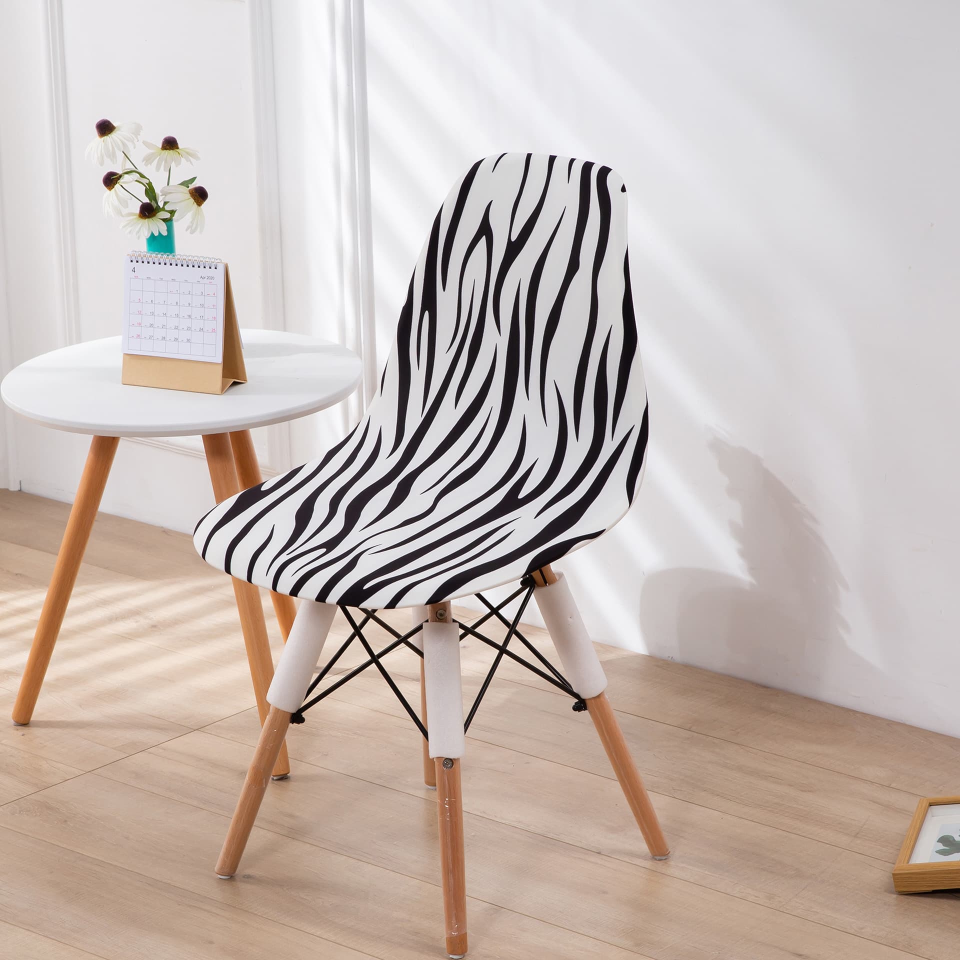 Stretch Chair Cover Nordic Shell Chair Cover Simple Modern Dining Chair Cover Cross-border Eames Chair Cover