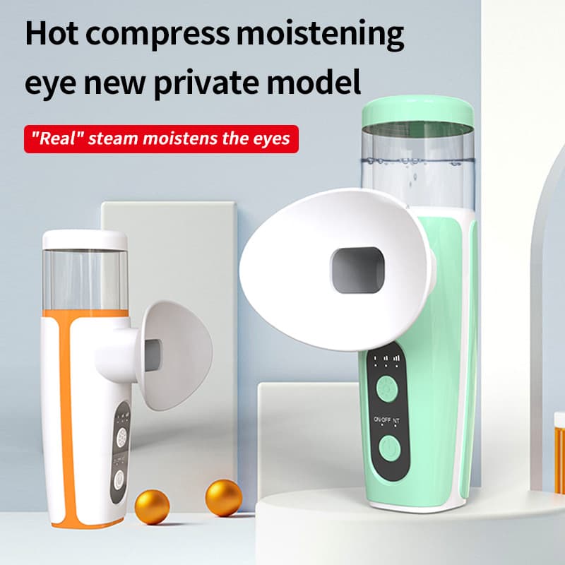 New Hot/Cold Dual Spray Steam Eye Device, Hot Compress Eye Moisturizer for Study and Work, Nano Spray Eye Atomizer