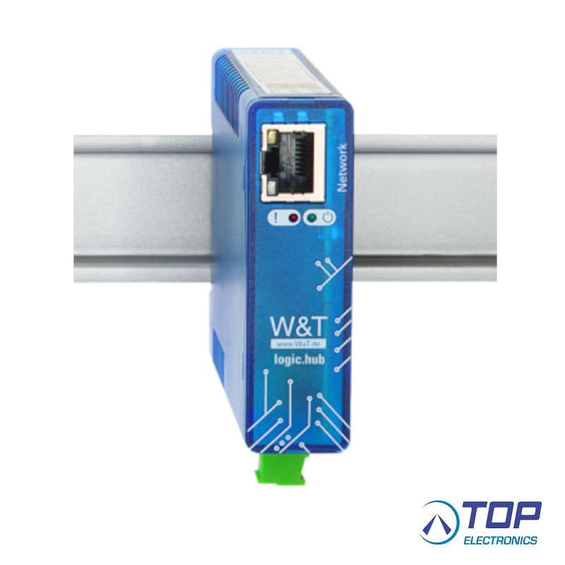 W&T Edge Computing Controller 50506 MQTT Protocol Gateway logic.hub supports PoE/Modbus