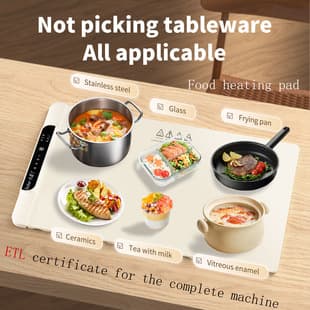 Flexible Heating Food Warming Mat Household Cross-Border Exclusive Table Mat Foldable Multifunctional Food Warming Mat