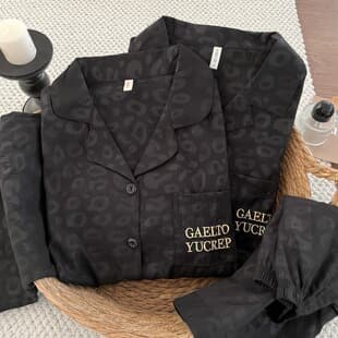 Couples Sleepwear for Women Summer 2026 New Cloud Cotton Short Sleeve Loose Fashion Leopard Print Men's Homewear Set