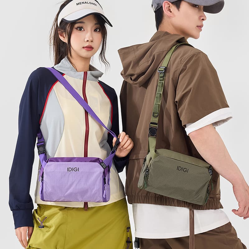 Cross-border women's shoulder bag waterproof nylon cloth lightweight commuter crossbody bag outdoor travel large capacity armpit bag