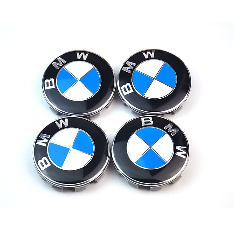 For BMW Wheel Hub Center Cap Logo 68mm 3 Series 5 Series X1 X5 X6 Center Cap M Logo 10-Spoke Blue White Tire