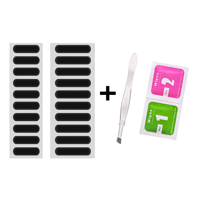 Universal Mobile Phone Speaker Dustproof Waterproof Black Tech Sound Hole Net Anti-dust Adhesive Sticker For Phones