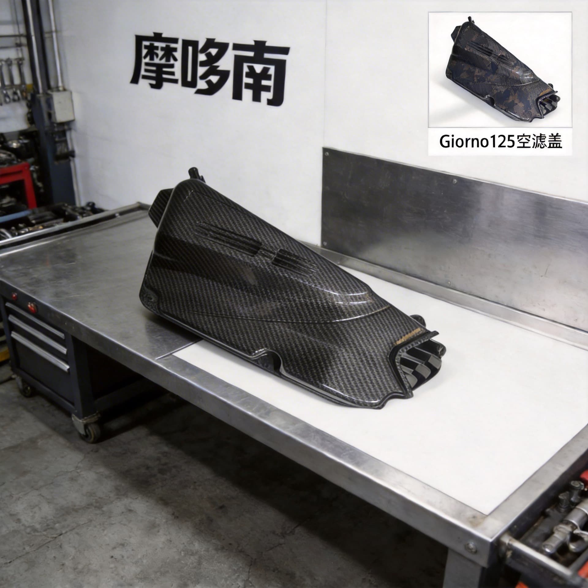 Suitable for Honda HONDA GIORNO125 air filter housing, water transfer printing air filter cover, motorcycle air filter cover