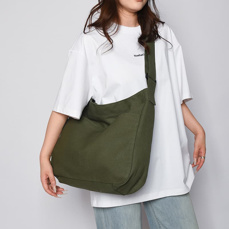 Canvas Bag Japanese Korean Crossbody Bag Women Large Capacity Casual Tote Bag Shoulder Bag College Student Class Bag Women's Bag