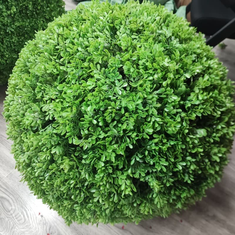 Artificial Boxwood Ball Plastic Milan Grass Ball Sewer Lid Covering Decoration Simulation Hydrangea Ball Milan Grass Ball