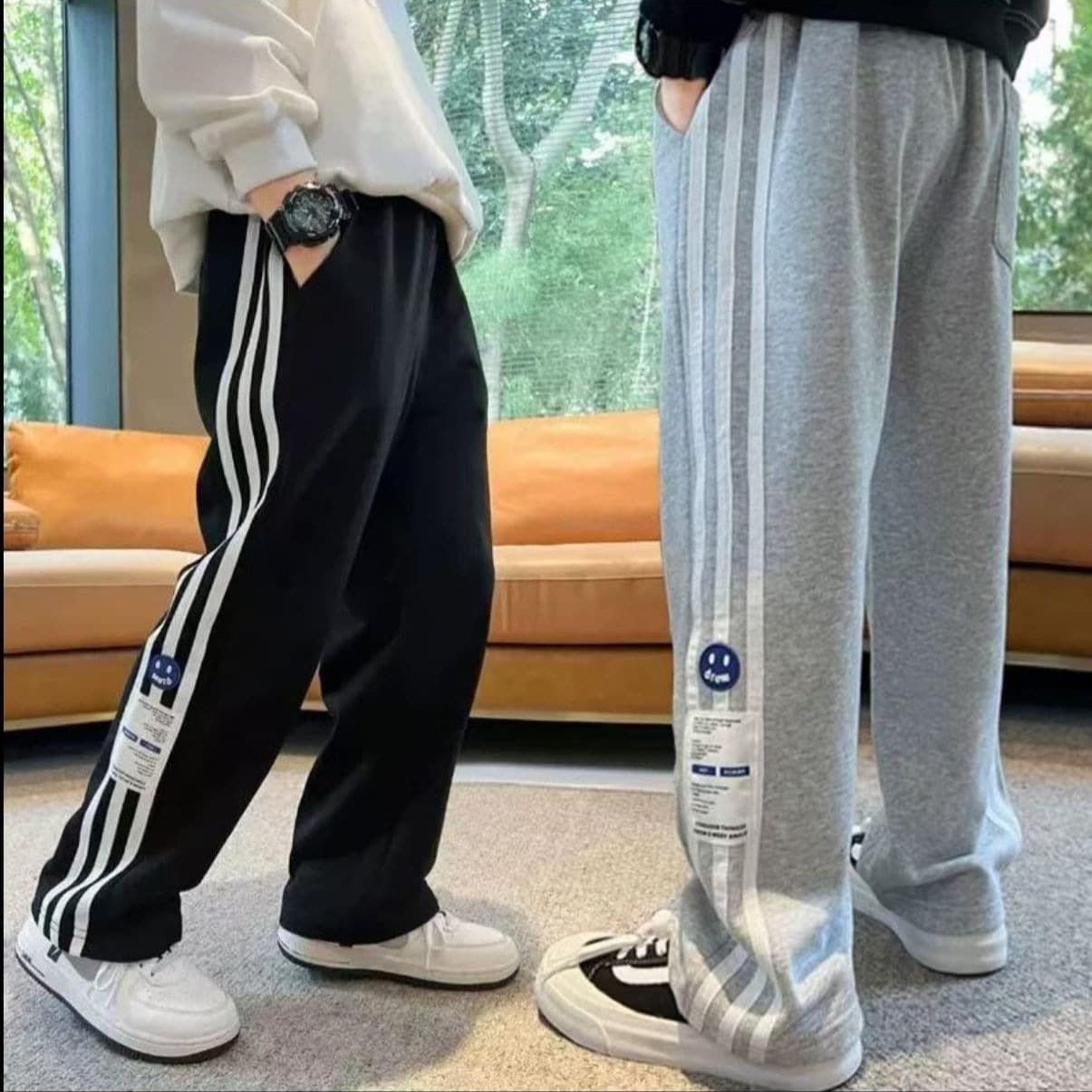 Boys Summer Thin Casual Pants Street Dance Middle and Large Children Spring and Summer 2025 New Street Casual Pants Boys Pants No