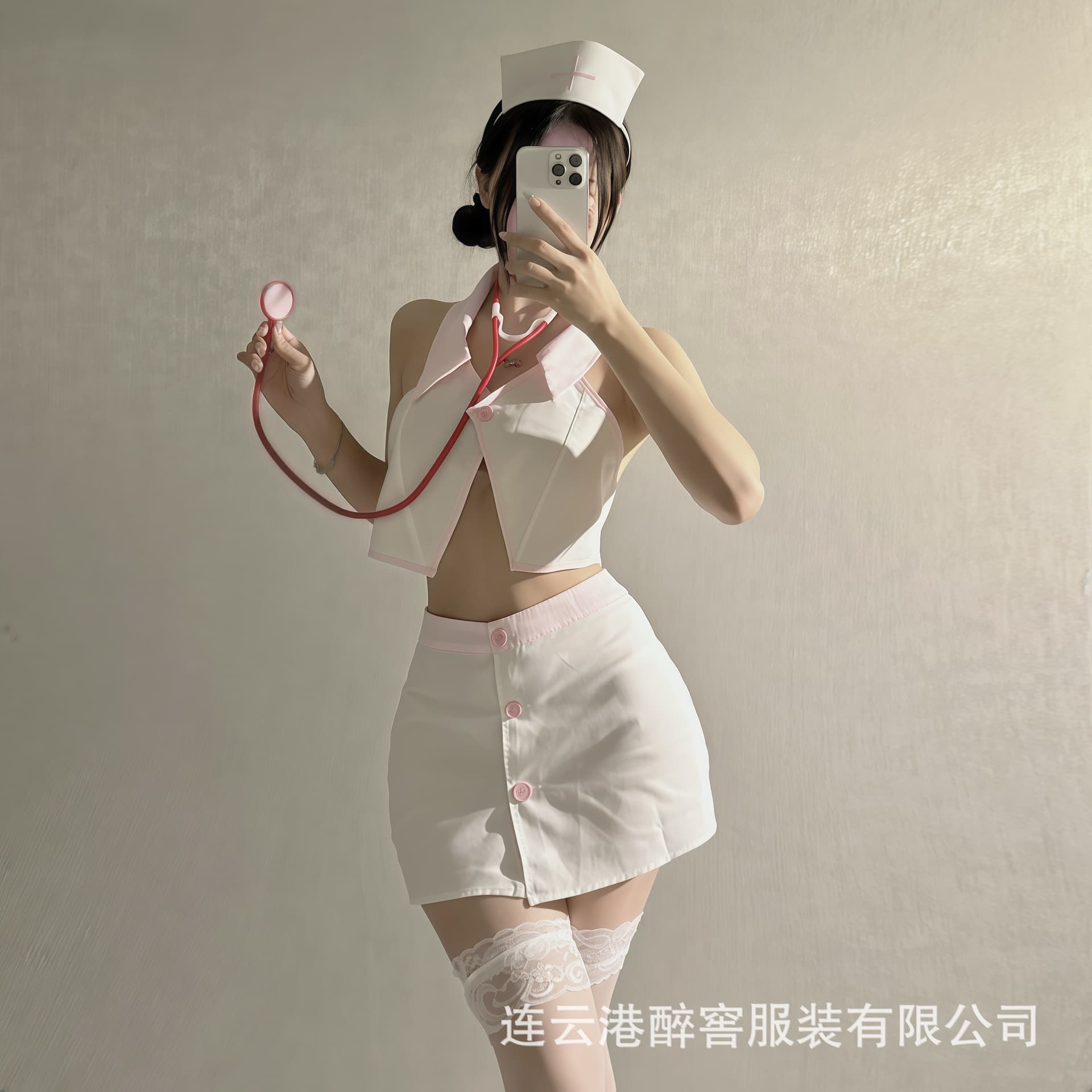 Japanese-Style Uniform OL Sexy White Shirt Lingerie Role-Playing JK Student Outfit Set Tempting Short Skirt for Women