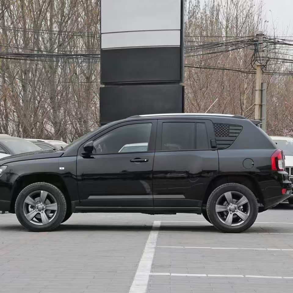 Rear Window Glass Panel Trim Cover Sticker for Jeep Compass 2007-2016