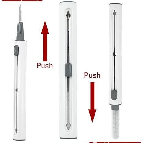 Cross-border Second Generation Wireless Bluetooth Earphone Cleaning Pen Upgraded Push-Pull Cleaning Kit Keyboard Cleaner Dust Remover