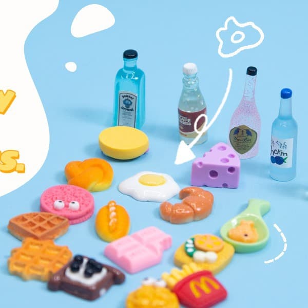 Eilik Smart Robot Pet Toy Accessories Exclusive Officially Licensed Loona Emo Robot Pet Accessories Resin Material Cute Style