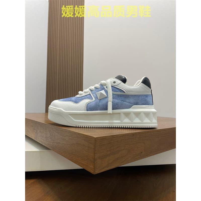New European and American Style Men's Casual Board Shoes with Woven Straw and Hemp Rope Sole, Thick Bottom, Suede, Elastic Band