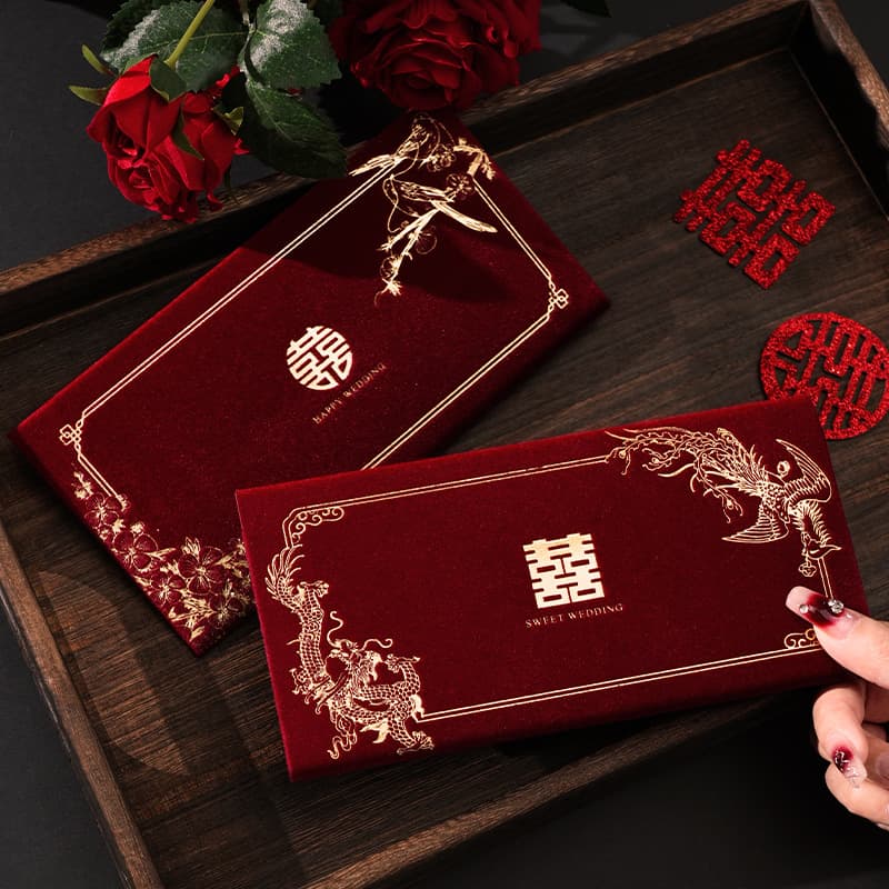 Creative Red Envelopes for Wedding, Personalized Hundred Yuan Envelopes for Best Friends, Premium Thousand Yuan Wedding Gift Envelopes