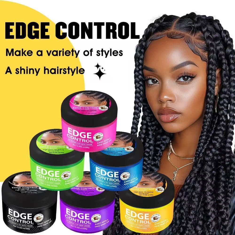 Hot-selling sideburn wax EdgeControl, no white residue, glossy, non-greasy, styling sideburn wax