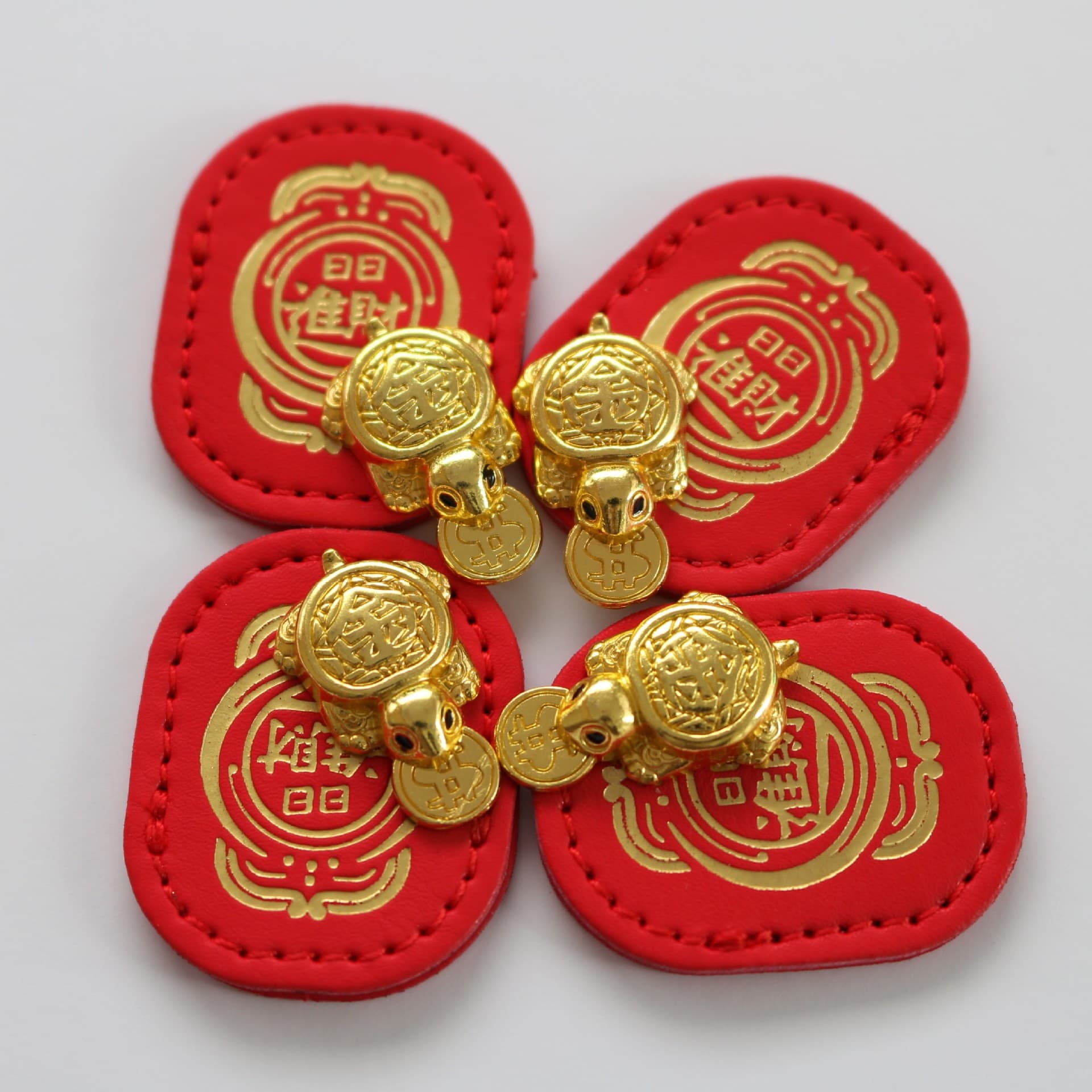 New Dajia Fengtian Palace Biting Money Turtle Leather Wallet Money Turtle Small Golden Turtle Auspicious Ornament Leather Foci Object Yushou Auspicious