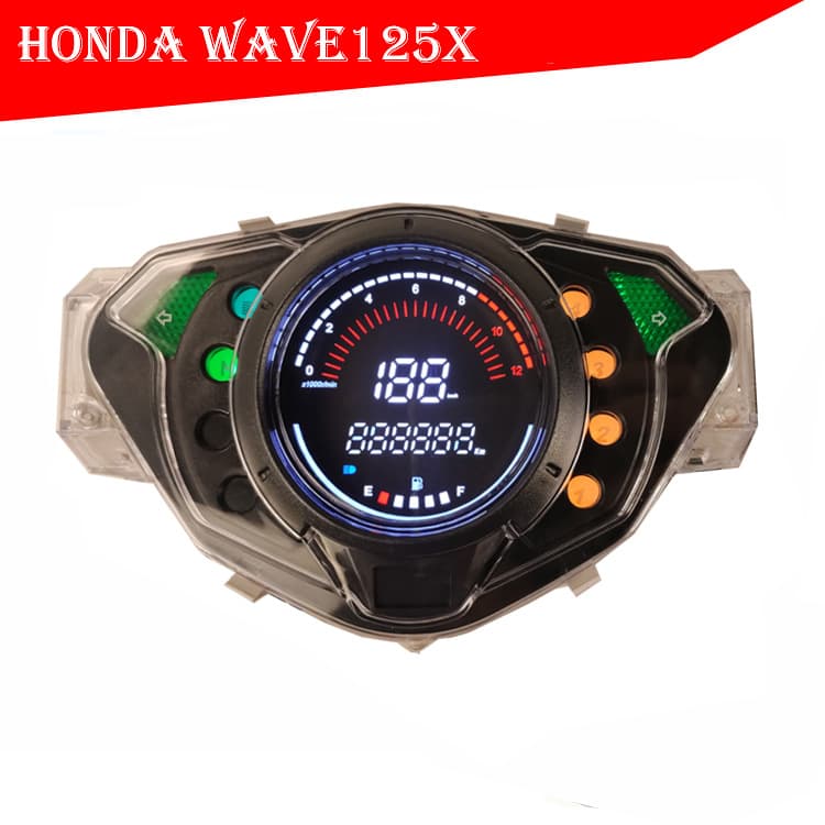 Suitable for WH100-2/2A Fengchi WAVE125X digital instrument assembly modification with tachometer virtual pointer