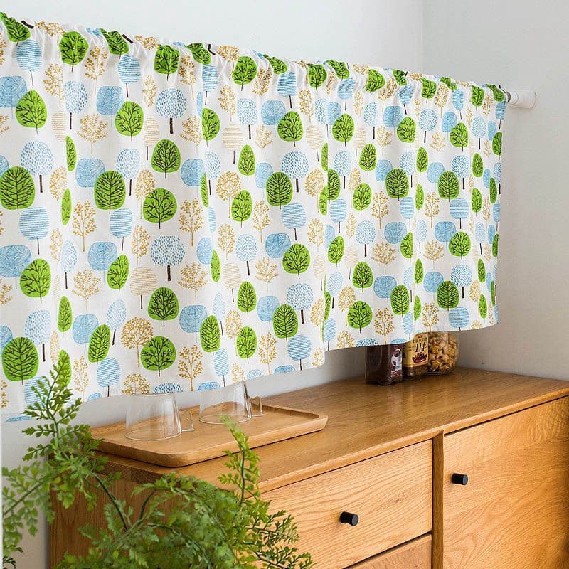 Short Curtain Kitchen Room Divider 148x50 Curtain Shade Door Curtain