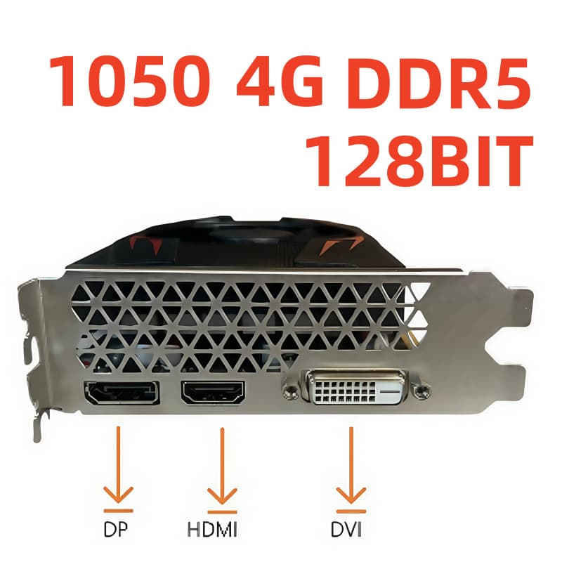 New GTX1050 4G D5 Studio Multi-Tasking HD Desktop Independent PC Gaming Graphics Card PUBG Build