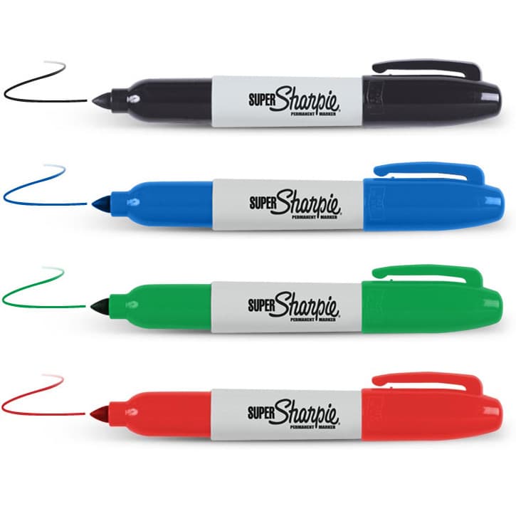 Sanfu Sharpie Broad Tip Marker 33000 1 2 3 4 Super Permanent Marker