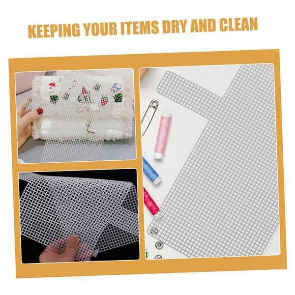 10 Pieces Color: White Material: Plastic 10Pcs DIY Handmade Mesh Canvas Paper Sheets