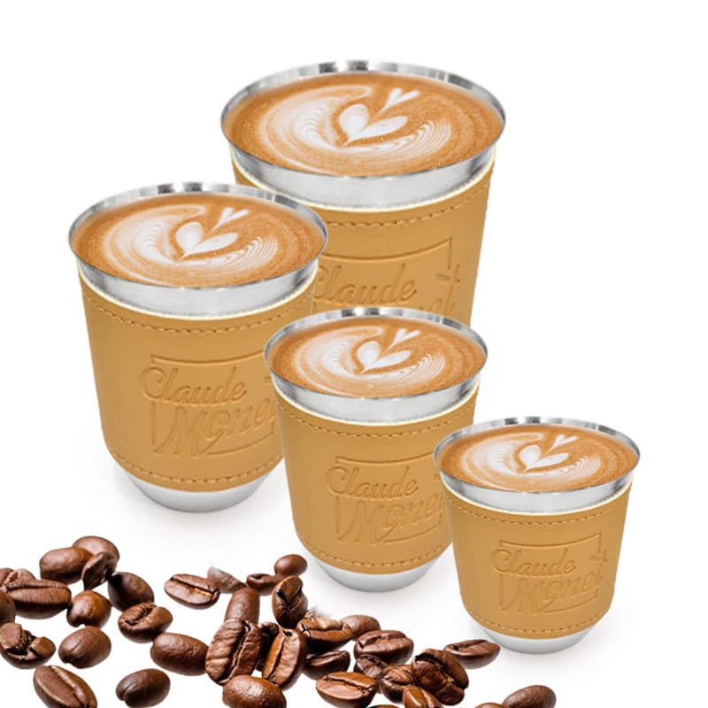 Stylish Juice Cup Coffee Cup Insulated Cup Water Cup Cold Drink Cup Anti-scald Cup Latte Cup Hot Tea Cup Insulated Double-layer Cup