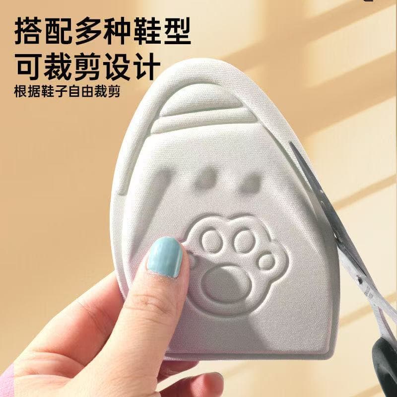 Drop Shipping Pointed Toe High Heel Forefoot Pad Thickened Anti-Blister Anti-Slip Foot Pad High Heels Women Half Insole Ready Stock
