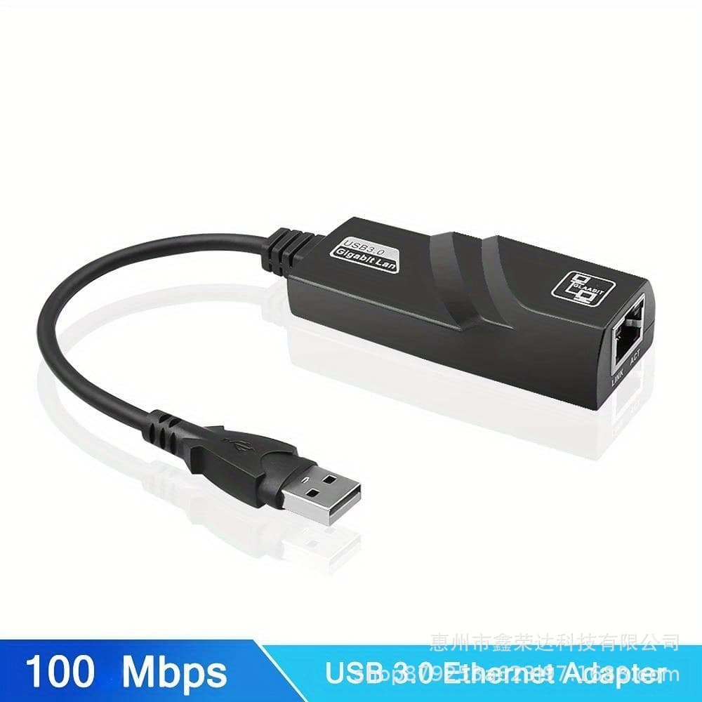 High-speed USB3.0 100M network card driver-free TYPE C to RJ45 100M wired network card computer external converter