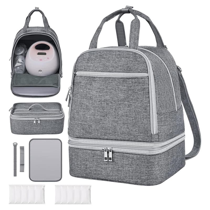 Amazon's best-selling breast pump bags, breast pump backpacks, mini suction bags, suitable for working mothers, wear-resistant fabrics