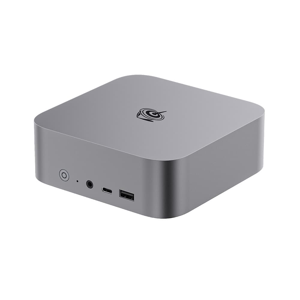 SER8 R7 8845HS AI Dual Cooling PC with Triple Screen Display, MINI Compact Computer, Silent Small Host