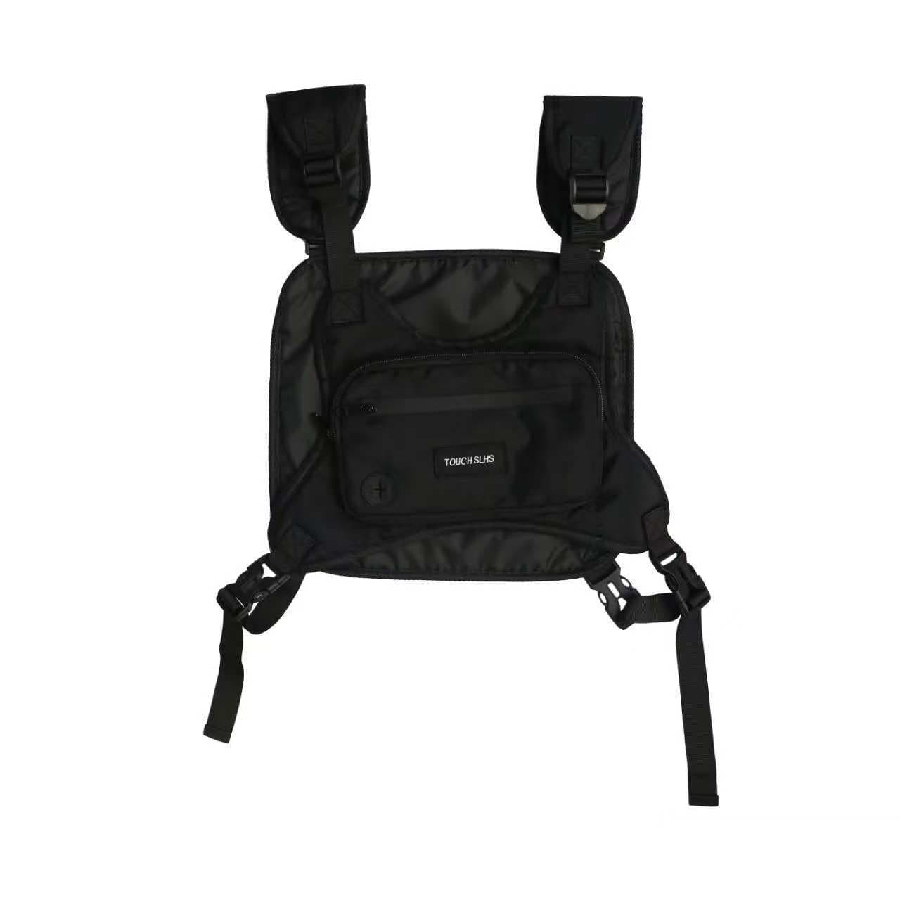 Men's Chest Bag Leather Crossbody Bag Single Shoulder Casual Business Fashionable Durable