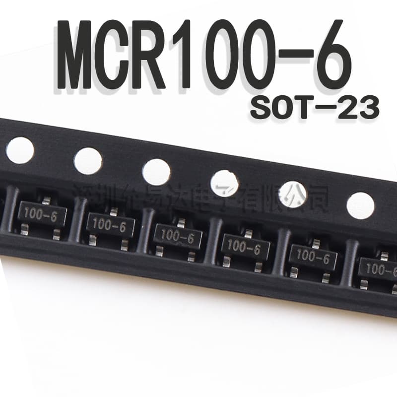 SMD Transistor MCR100-6 Marking 100-6 SOT-23